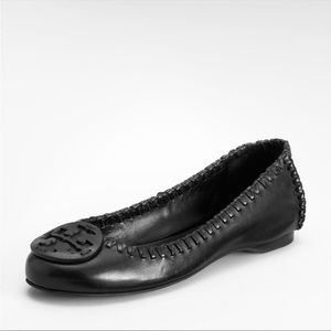 Tori Burch Gabi Leather Ballerina Flats